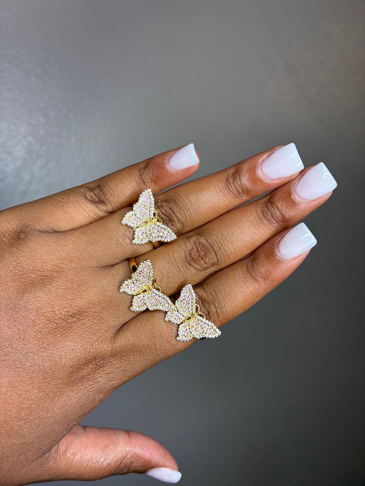 Gold Butterfly Ring