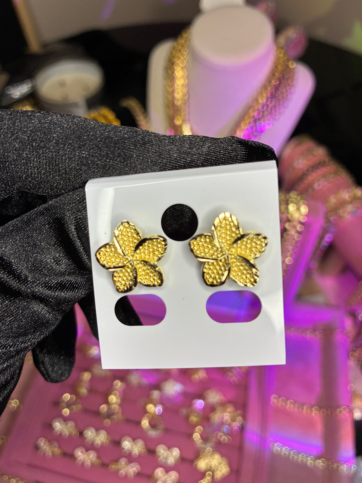 Plumeria Studs