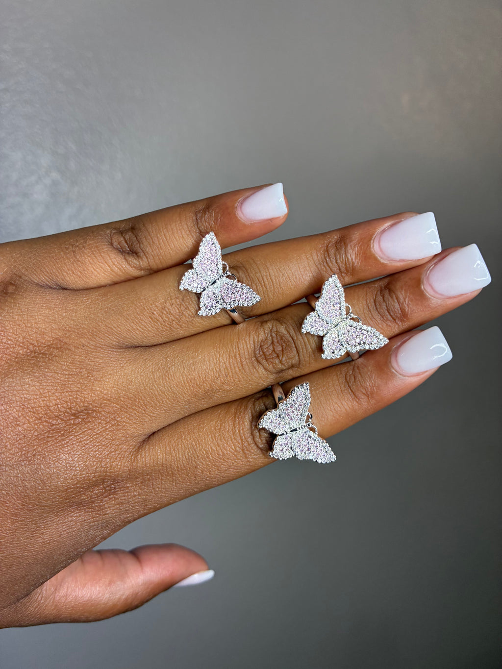 Silver Butterfly Ring