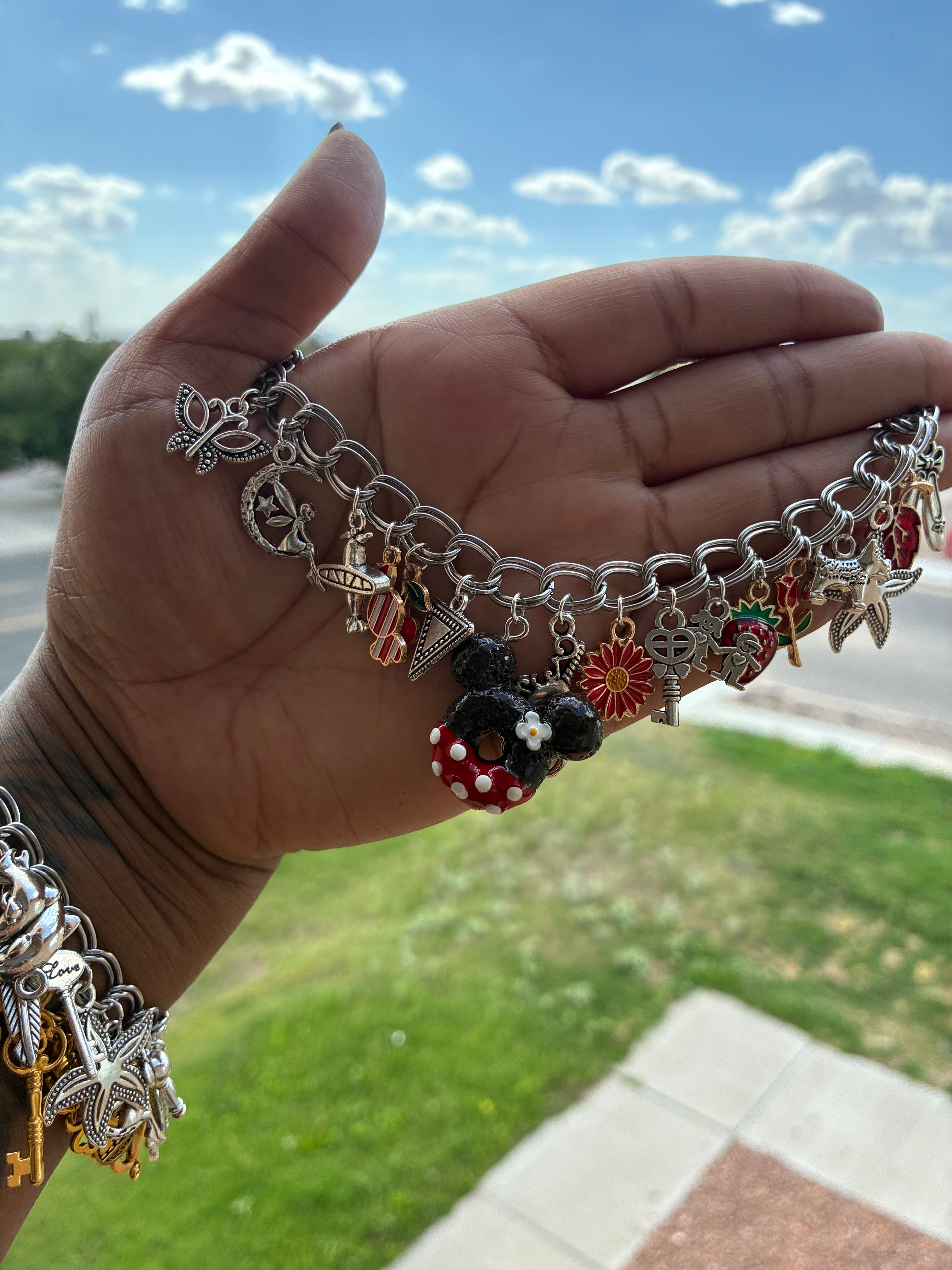 Freestyle Funky Donut Charm Bracelet (Premade & ready  to order)