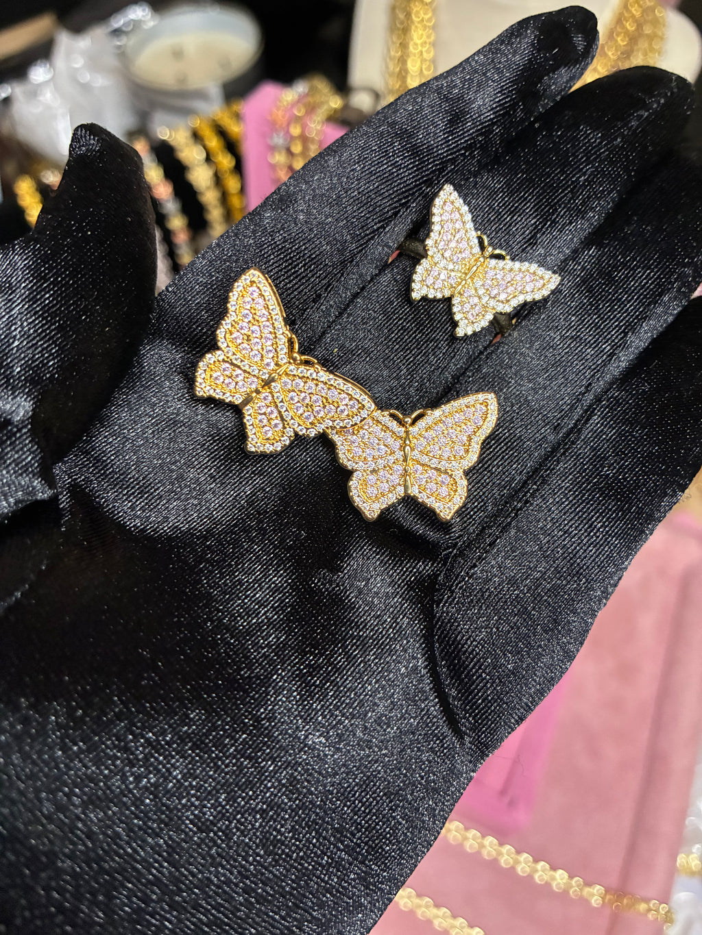 Butterfly Ring Set