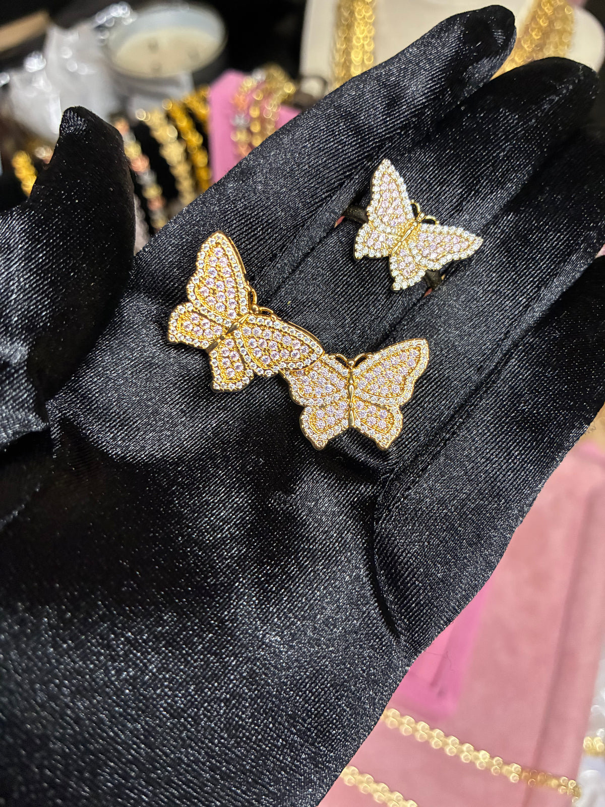 Butterfly Ring Set