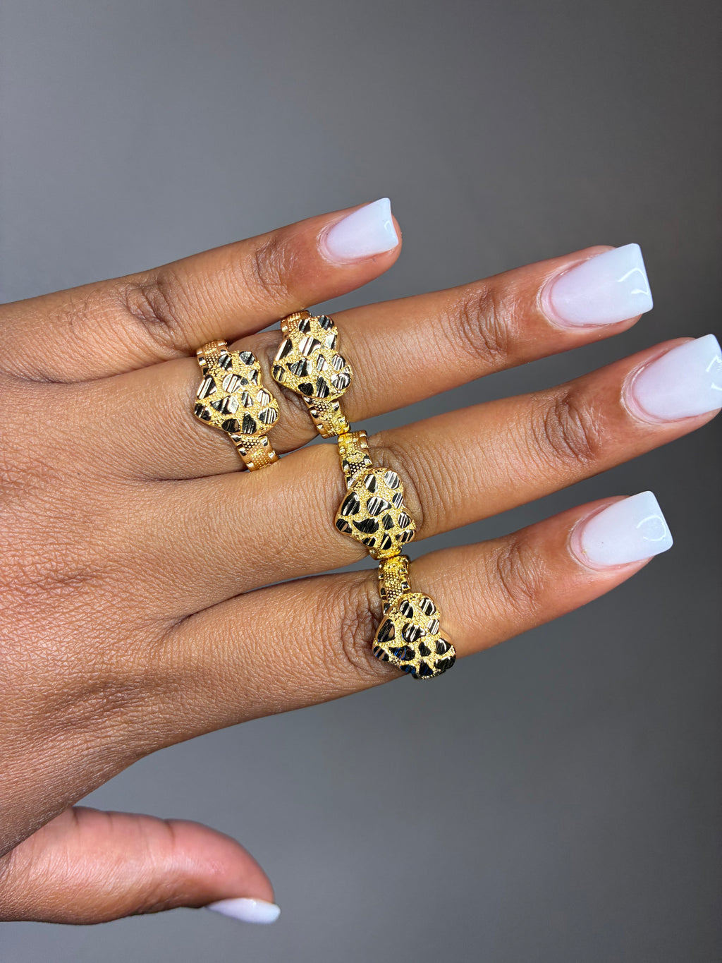 Gold Nugget Ring
