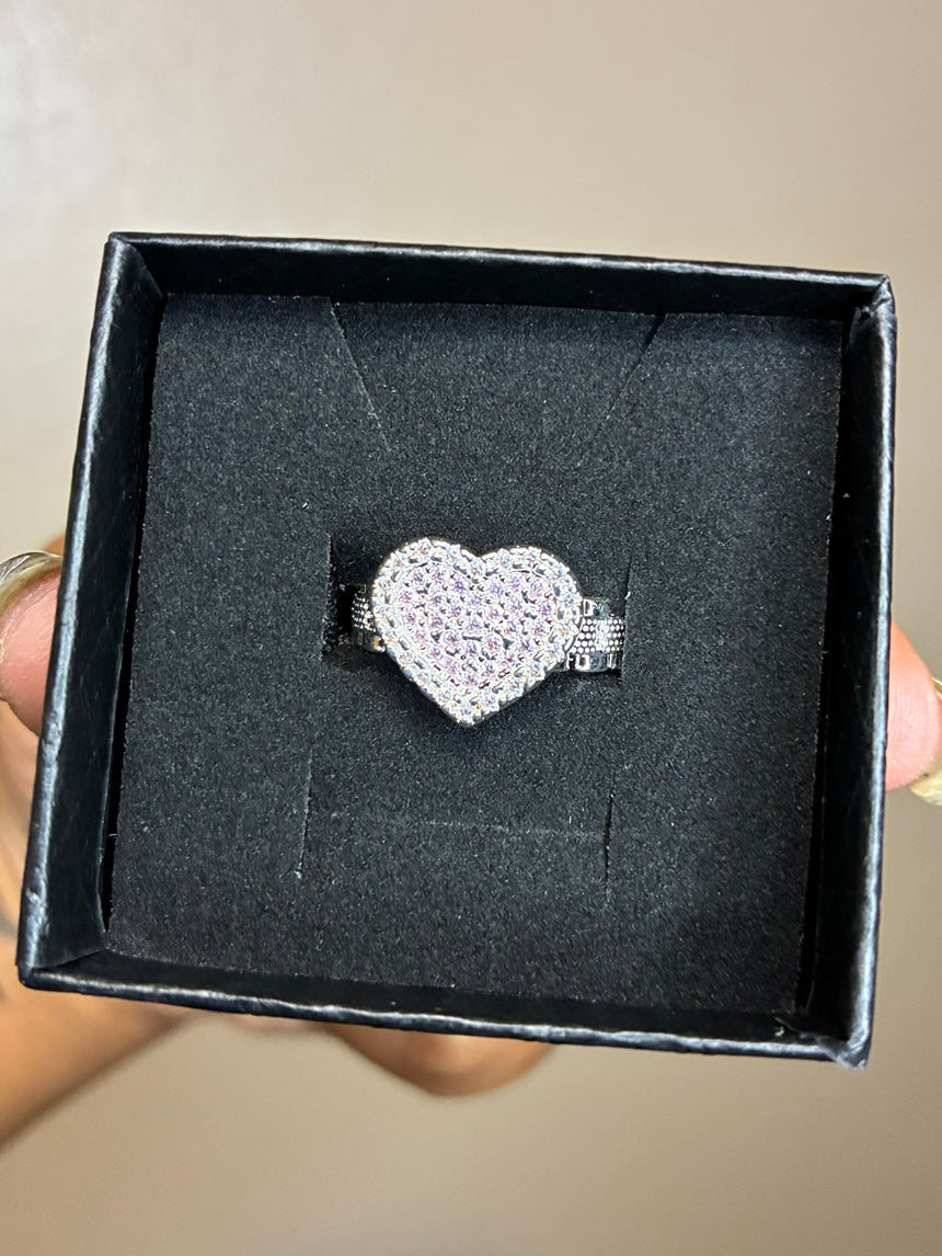 Silver Heart Ring