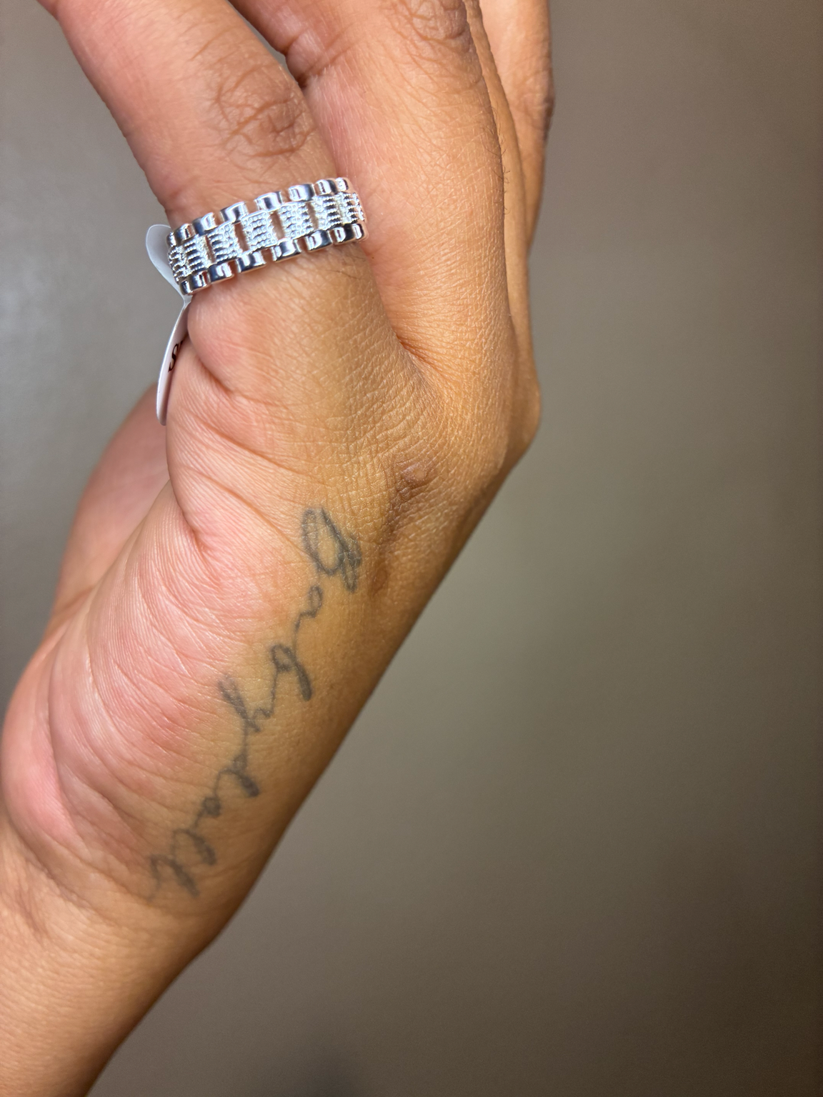 Silver Rollie Ring