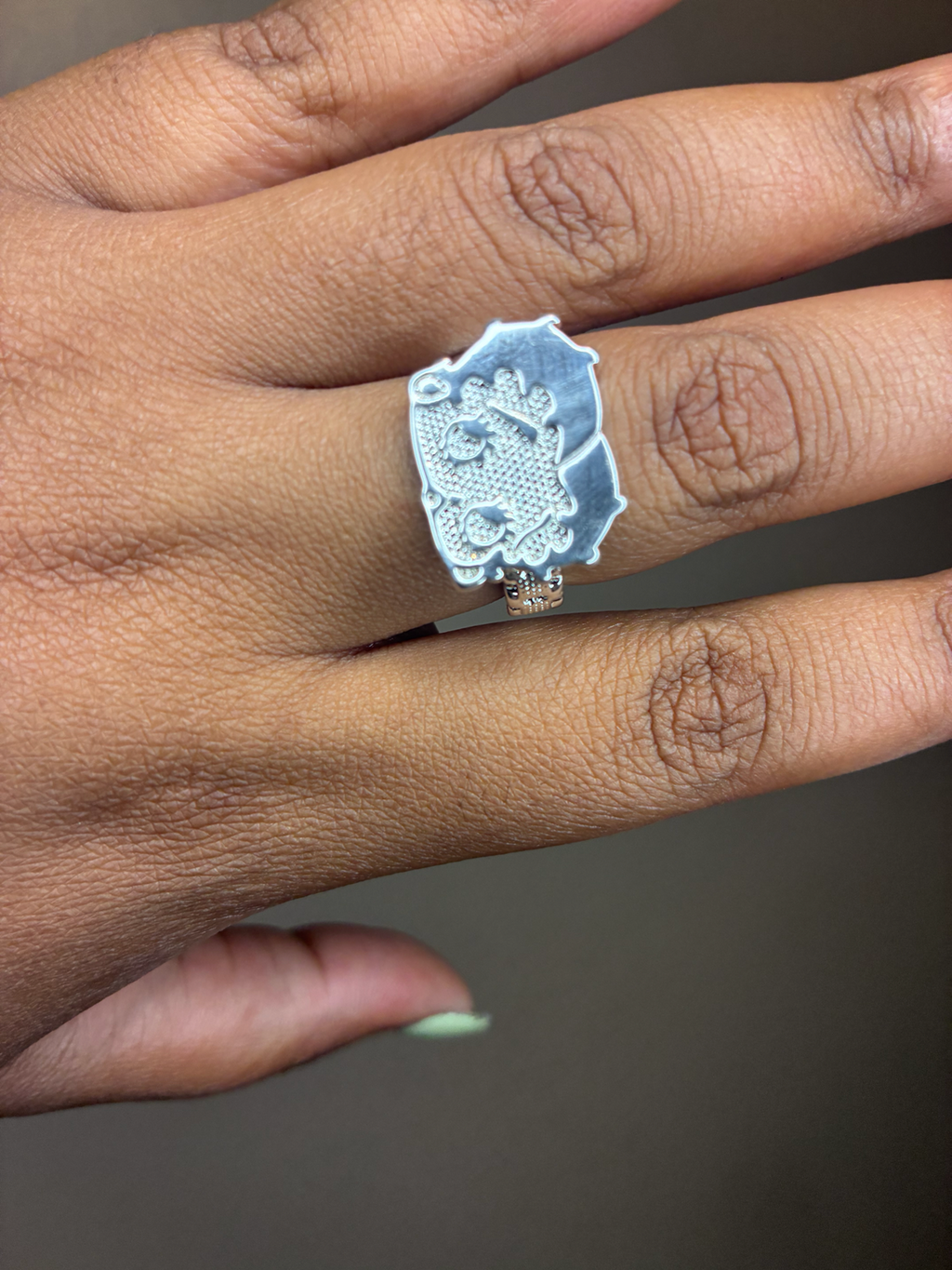 Silver BB Ring