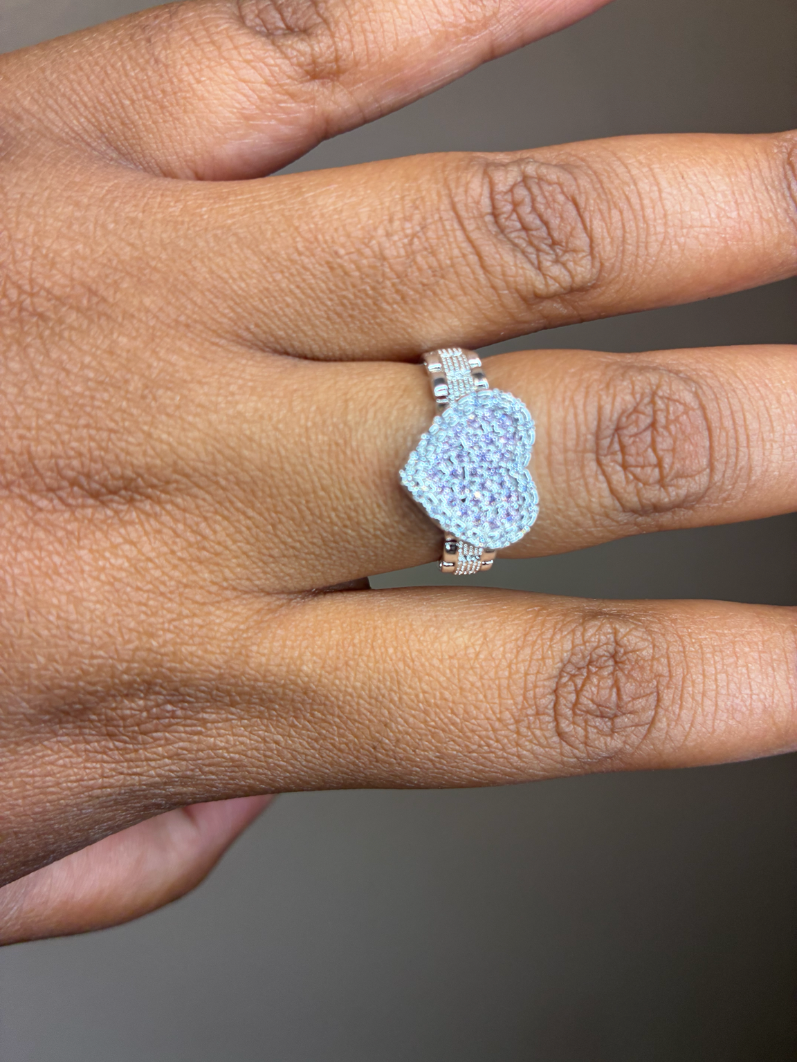 Silver Heart Ring