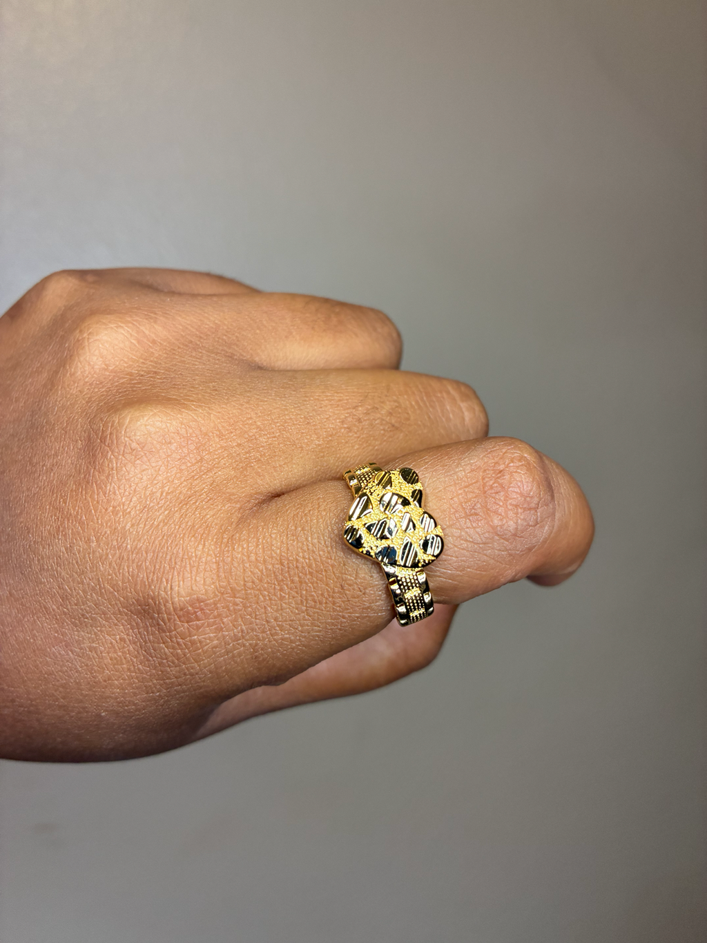 Gold Nugget Ring