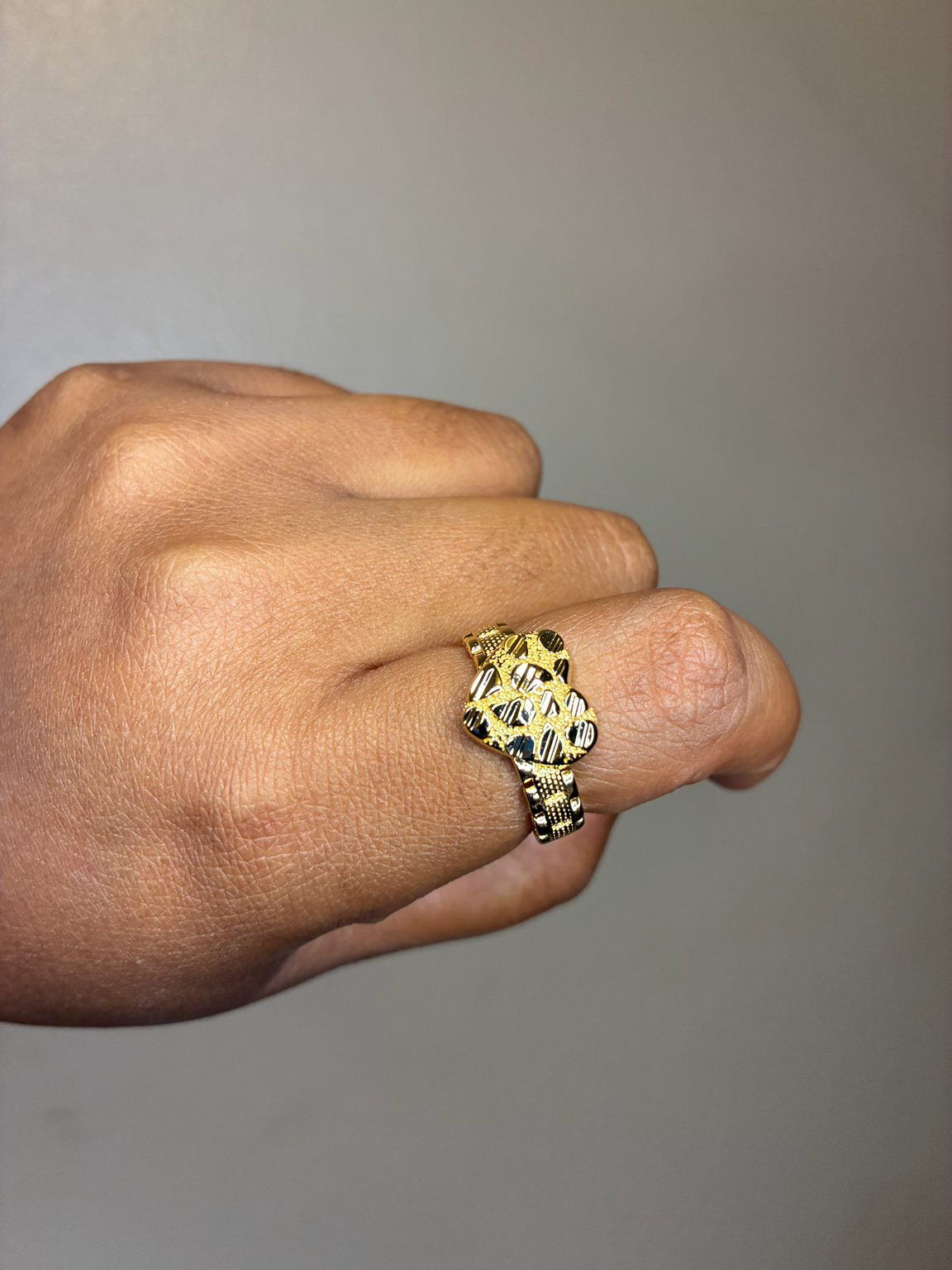 Gold Nugget Ring