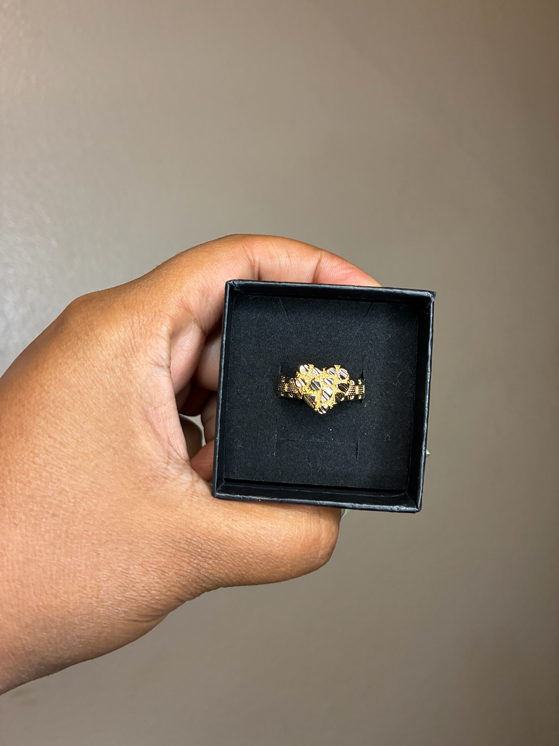 Gold Nugget Ring