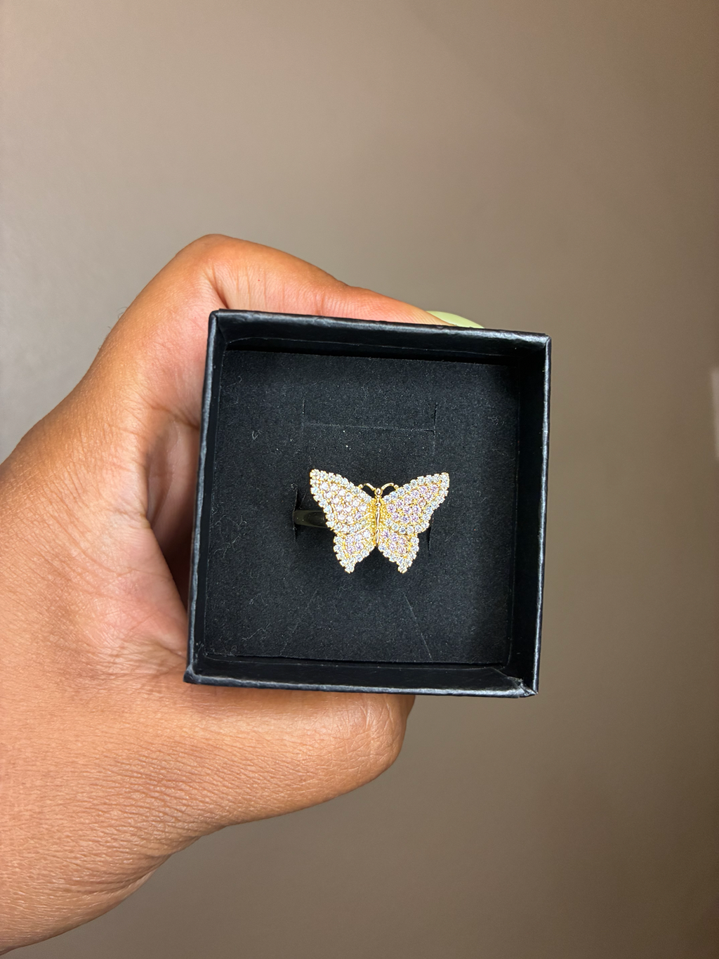 Gold Butterfly Ring