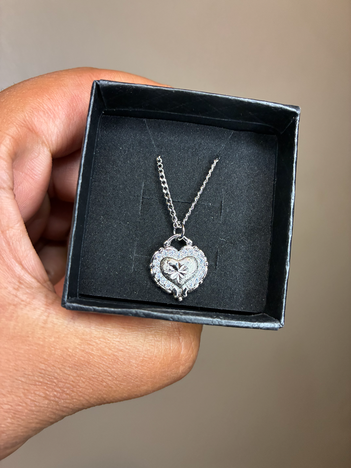 Sterling Silver Heart Necklace