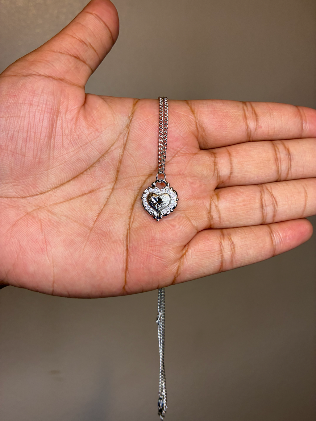 Sterling Silver Heart Necklace