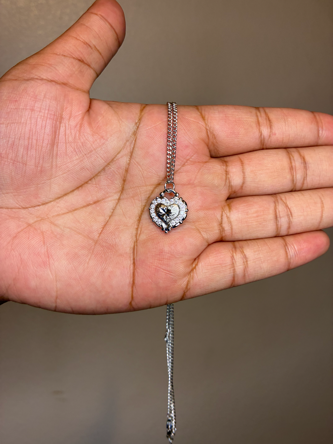 Sterling Silver Heart Necklace
