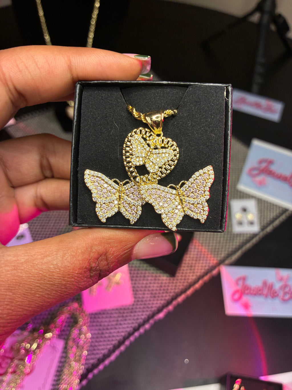 Butterfly Necklace Set