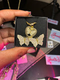 Butterfly Necklace Set