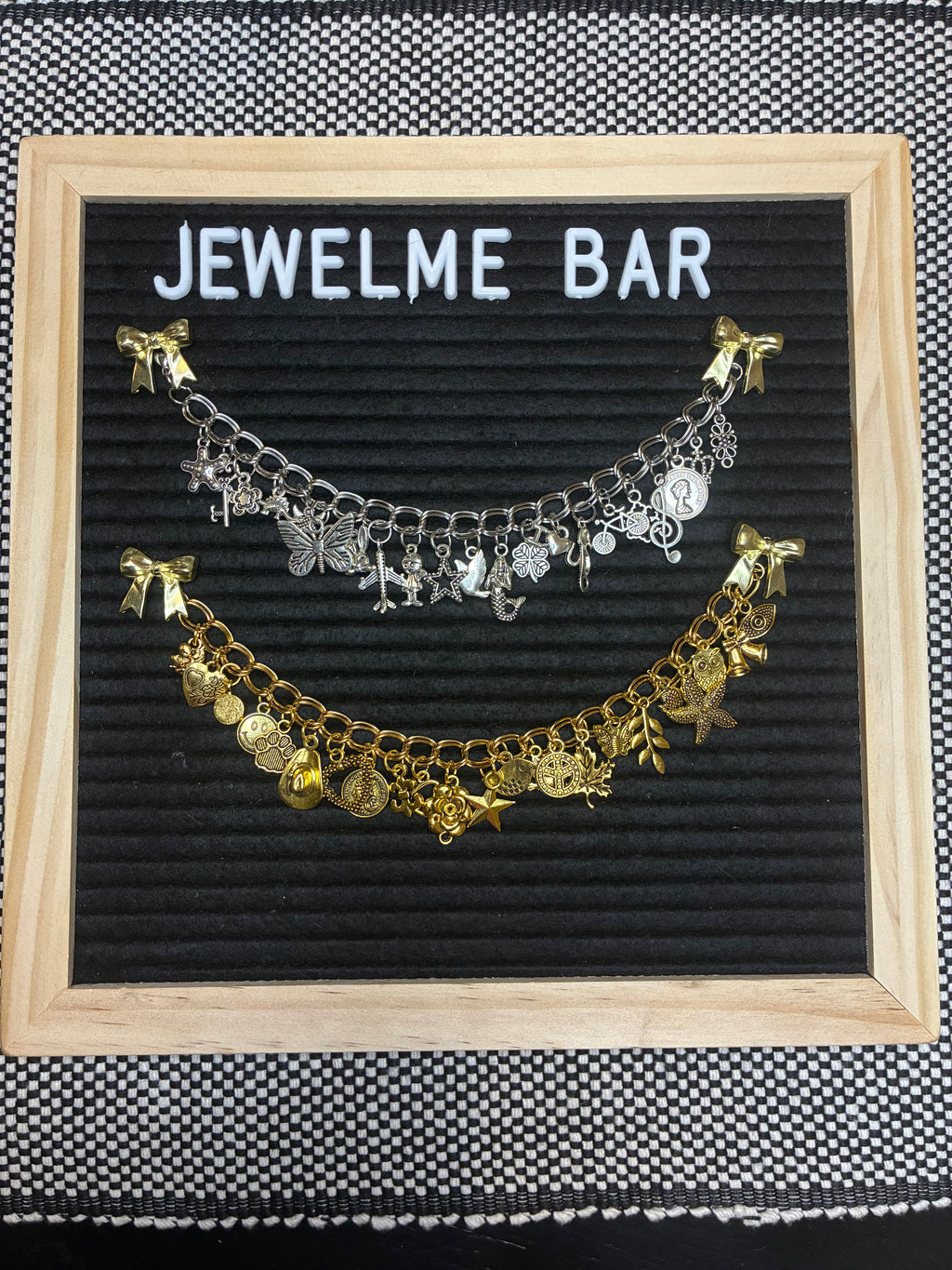 All Silver/Gold Freestyle Charm Bracelet